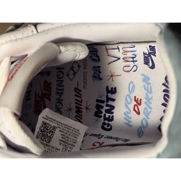 Nike Air Force 1 Low PR Day Puerto Rico White Light Blue Leather 2022 DQ9200-100